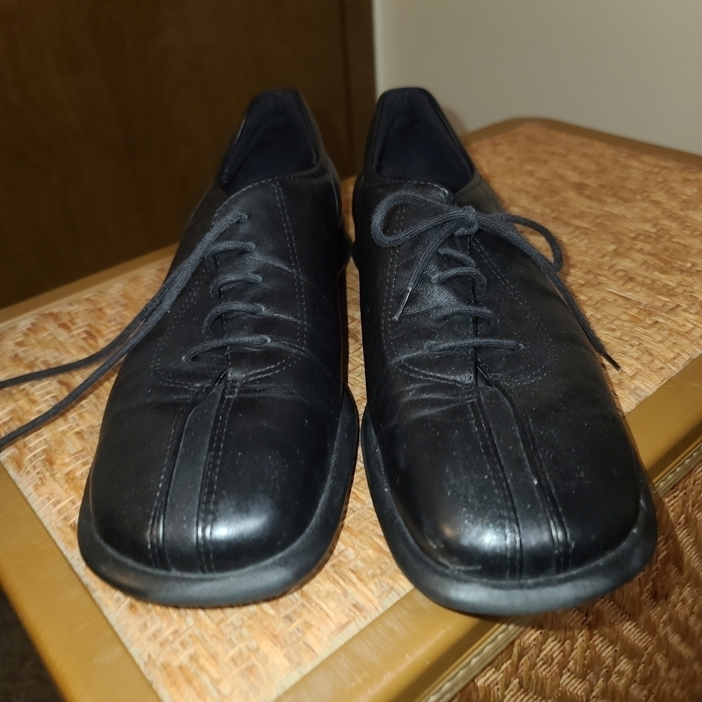 ECCO Back Leather Lace Up Casual Oxford Shoes Women's Size US 5